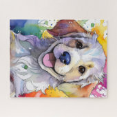 キュートゴールデンレトリエバーパピーパズル ジグソーパズル (横)