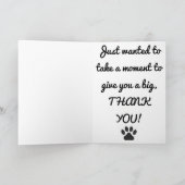 キュートゴールデンレトリバービーチドッグママ カード (内部)