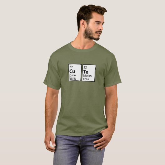 キュートサイエンスギークおたく Tシャツ (正面フル)