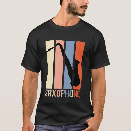 キュートサクソフォンパパ Tシャツ (正面)