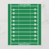 キュートサッカーフィールド&リボンバジェット誕生日 (裏面)