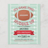 キュートサッカーフィールド&リボンバジェット誕生日 (正面)