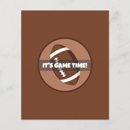 キュートサッカーモダンバジェット誕生日招待状 (裏面)