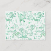 キュートサファリトイレデジュイ | おむつラッフル エンクロージャーカード (裏面)