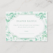 キュートサファリトイレデジュイ | おむつラッフル エンクロージャーカード (正面)