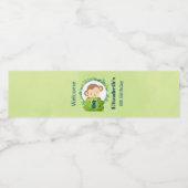 キュートサファリモンキー誕生日へようこそ ペットボトルラベル (シングルラベル)