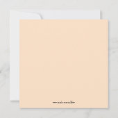 キュートサマーガーデンバードケージブライダルシャワー招待状 招待状 (裏面)