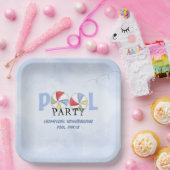 キュートサマープールパーティービーチカスタム ペーパープレート (パーティー)