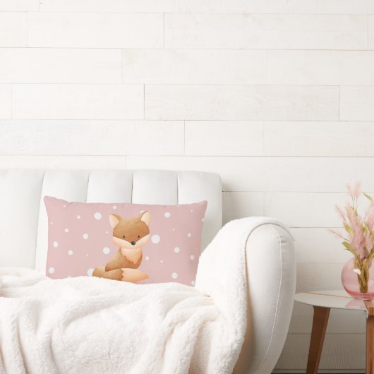 キュートサマーベビーキツネ ランバークッション (ソファ)