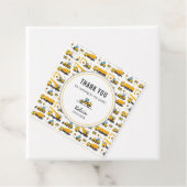 キュートサンキューメッセージカード建築トラックテーマ フェイバータグ (インサイチュ)