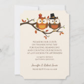 キュートサンクスギビングフール招待状 招待状 (正面)