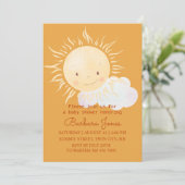 キュートサンシャインテーマシャワー 招待状 (スタンド正面)