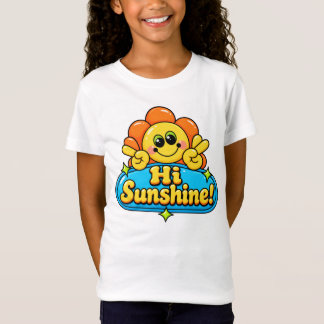 キュートサンシャイン かわいい 太陽 - ハッピーサマーポジティブV Tシャツ