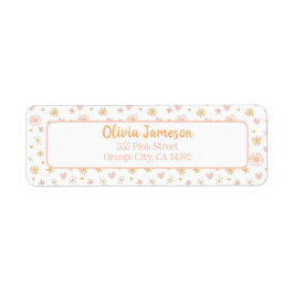 キュートサンシャイン&ハートガールズ差出人住所 ラベル