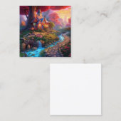 キュートサンセットファンタジーハウスインザウッズ コーリングカード (正面/裏面)