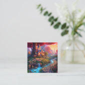 キュートサンセットファンタジーハウスインザウッズ コーリングカード (スタンド正面)