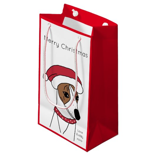 キュートサンタウィペットメリークリスマス抱き枕 スモールペーパーバッグ (正面アングル)