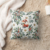 キュートサンタキツネミスタントエブランチ クッション (ブランケット)