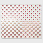 キュートサンタクランプホリデイ ラッピングペーパー (フラット)