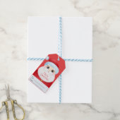 キュートサンタクリスマスギフトラベル ギフトタグ (より糸付き)