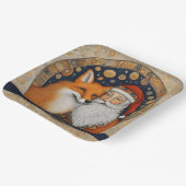 キュートサンタクリスマスプレート ペーパープレート (傾斜あり)