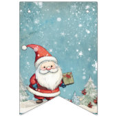 キュートサンタクロースクリスマスパーティの招待状 バンティングフラッグ (第1の旗)