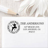 キュートサンタクロースシールノースポール住所 シール (インサイチュ)