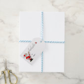 キュートサンタクロースホリデイ ギフトタグ (より糸付き)