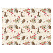 キュートサンタスロスハッピーホリデーズ テーブルクロス (正面(横))