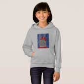 キュートサンタバニーフード付きスウェットシャツ (正面フル)