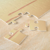 キュートサンタパロットトロピカルビーチクリスマス ジグソーパズル (側面)