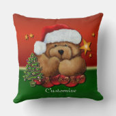 キュートサンタベアークリスマス装飾用クッション クッション (裏面)