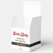 キュートサンタベビーホリデーベビーシャワー フェイバーボックス (オープン)