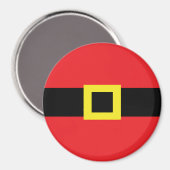 キュートサンタベリーベルトバックルクリスマスホリデーおもしろい マグネット (正面/裏面)