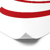 キュートサンタ鍵クリスマスホリデーデコール ポスター (角)