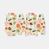 キュートサンディビーチサマーおもしろい誕生会 フェイバーボックス (折り畳みなし)