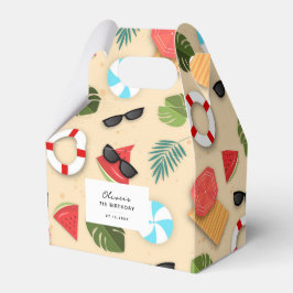 キュートサンディビーチサマーおもしろい誕生会 フェイバーボックス