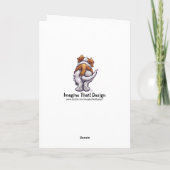 キュートサンバーナードありがとう カード (裏面)