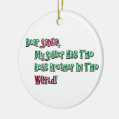 キュートサン親愛タブラザーことわざ セラミックオーナメント (左)