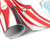 キュートサーカスカーニバルキッズパーティーラッピング紙 ラッピングペーパー (ロールコーナー)