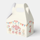 キュートサーカスカーニバルショーバースデーパーティー フェイバーボックス (裏面サイド)