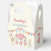 キュートサーカスカーニバルショーバースデーパーティー フェイバーボックス (オープン)