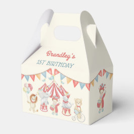 キュートサーカスカーニバルショーバースデーパーティー フェイバーボックス