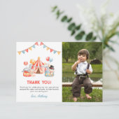 キュートサーカスカーニバルフィエスタ1stバースデーサンキューバケーション サンキューカード (スタンド正面)