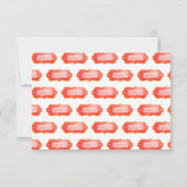 キュートサーカスカーニバルフィエスタ1stバースデーサンキューバケーション サンキューカード (裏面)