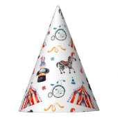 キュートサーカス子供の誕生日 パーティーハット (正面)