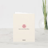 キュートシェイクスピア引用文ダークアカデミア誕生日 カード (裏面)