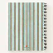 キュートシェフベアーウォーターイラストレーションレシピ ノートブック (裏面)