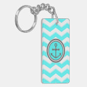 キュートシェブロンいかりスマイル キーホルダー (正面左)