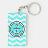 キュートシェブロンいかりスマイル キーホルダー (裏面)